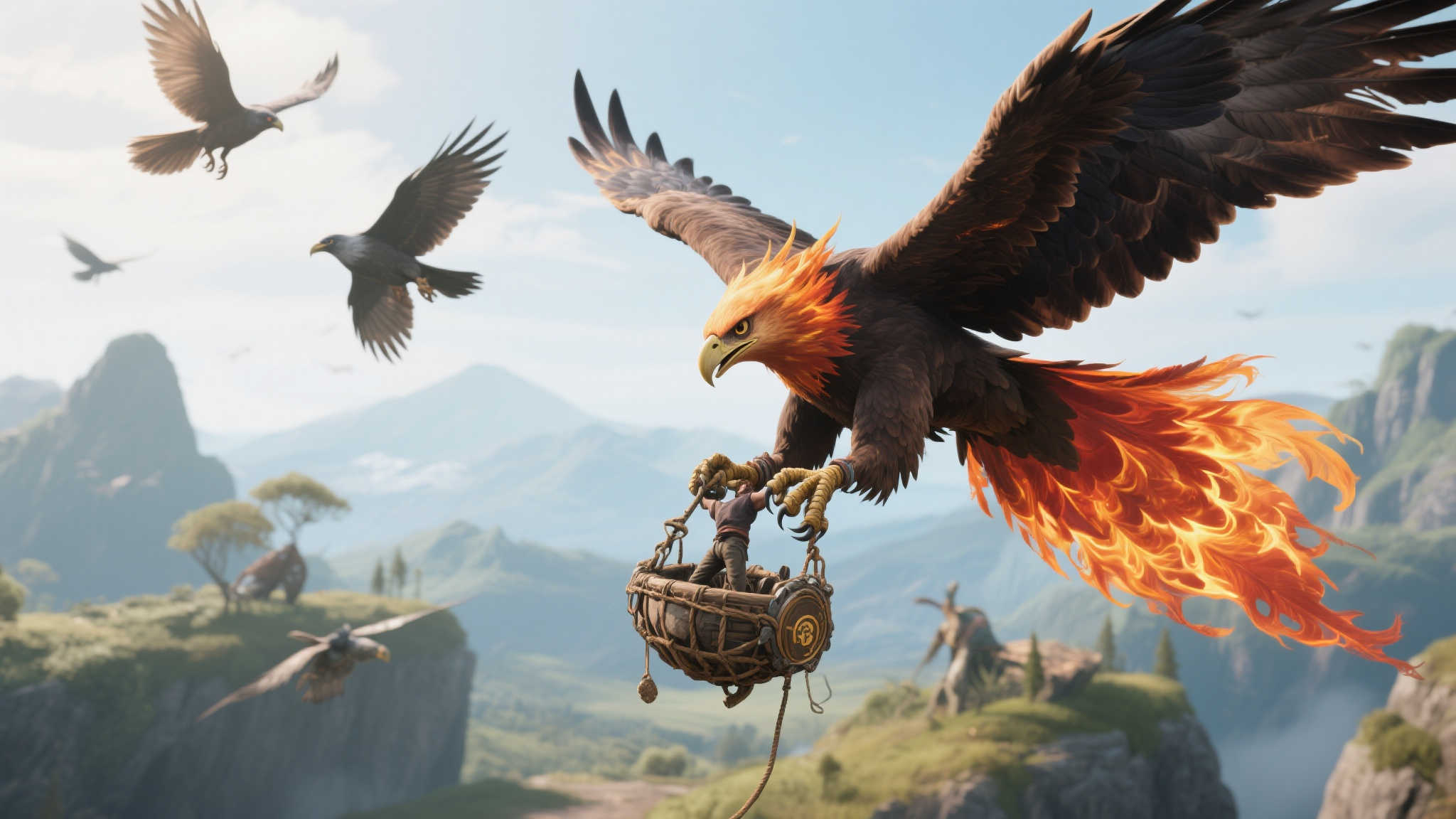 二：如何将鸟抓人的机制融入游戏
要实现