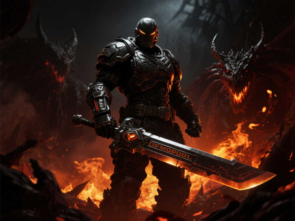 《毁灭战士：黑暗时代》震撼新视觉曝光：屠龙英雄登场！